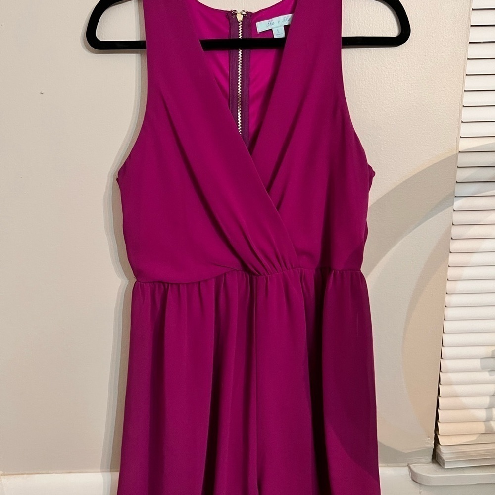 She & Sky Romper Size L